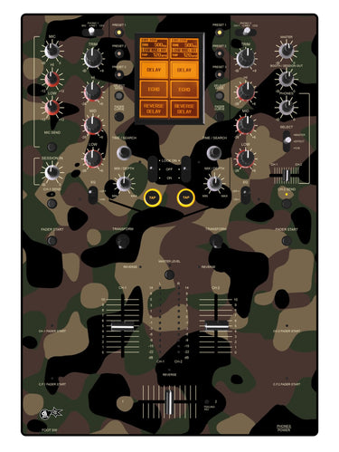 Pioneer DJ DJM 909 Skin Camo Woodland
